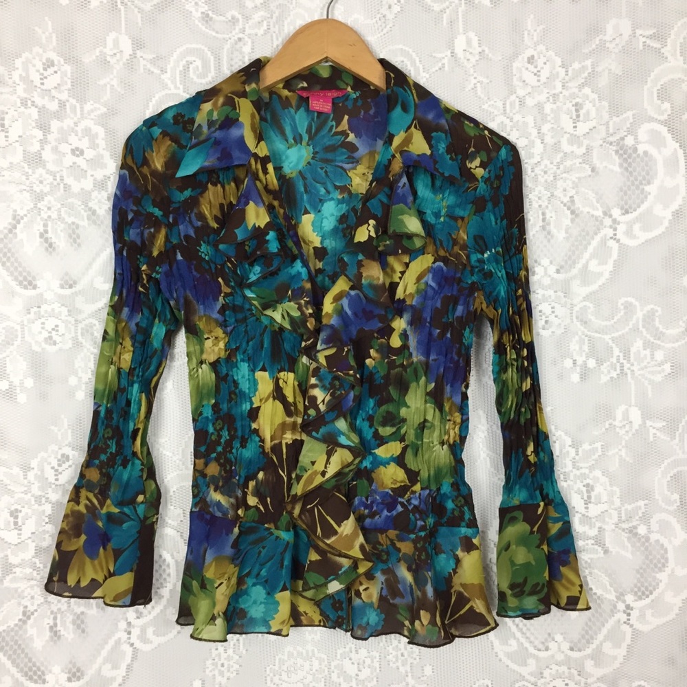 Sunny Leigh Multicolor Floral Blouse